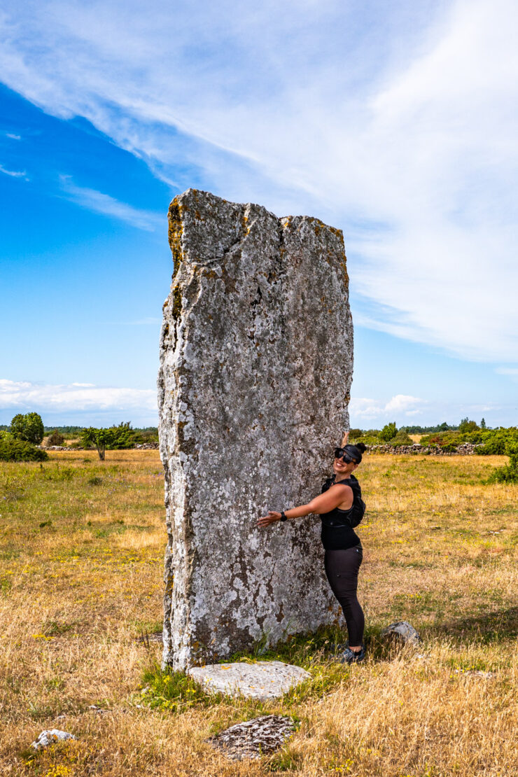 Den södra av Tingstads flisor på Öland