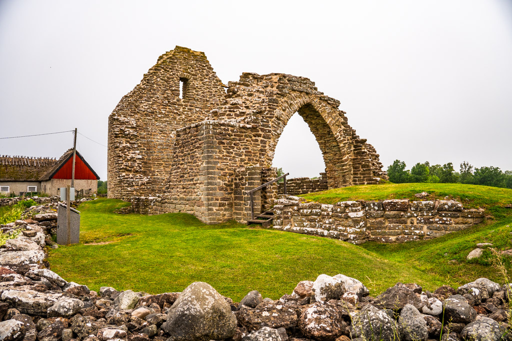 Ruin av Sankt Knuts kapell. 